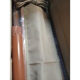 vidaXL Parasol Hout 400x273cm Zandkleurig - 70% Korting!