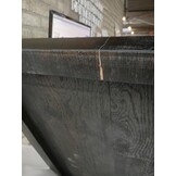 vidaXL Wastafelblad Massief Hout Donkerbruin - 71% KORTING!