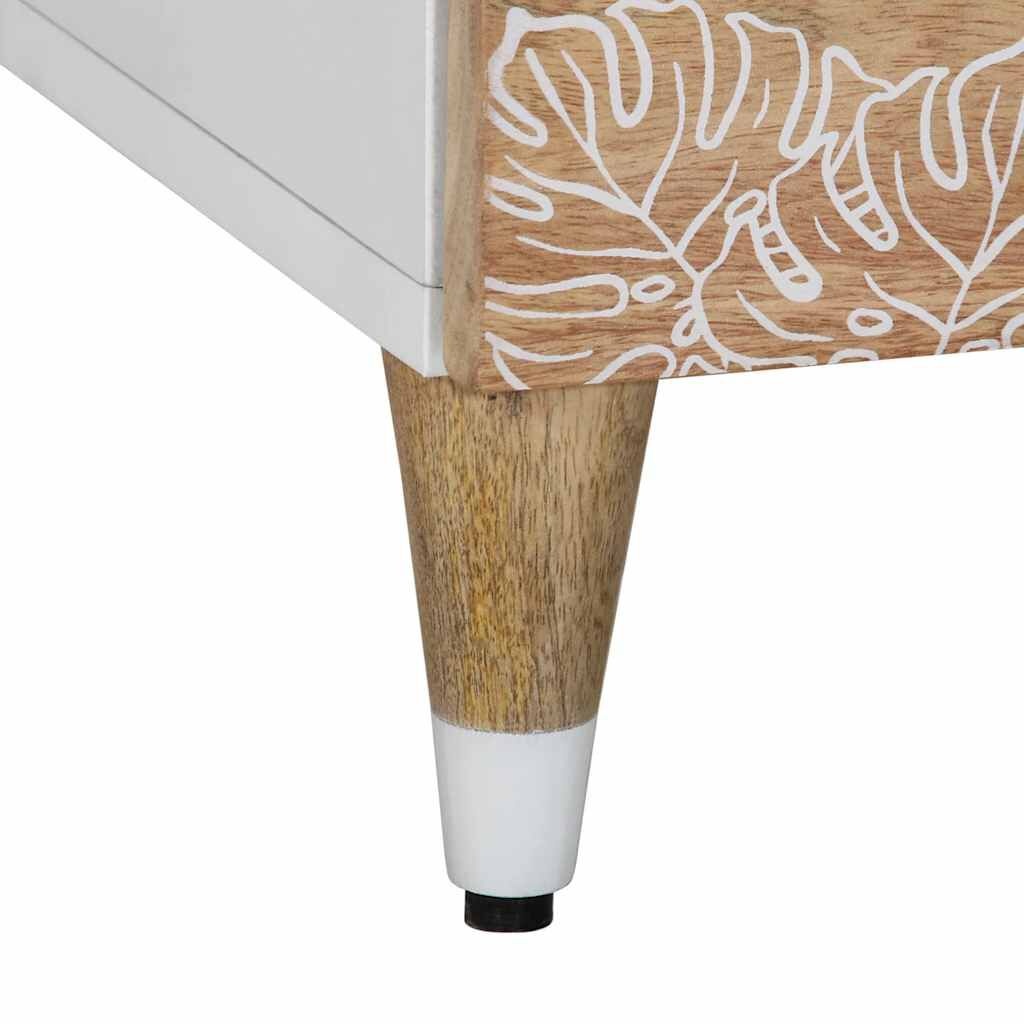 vidaXL TV-meubel Mangohout (100x33.5x46cm) - 56% Korting!