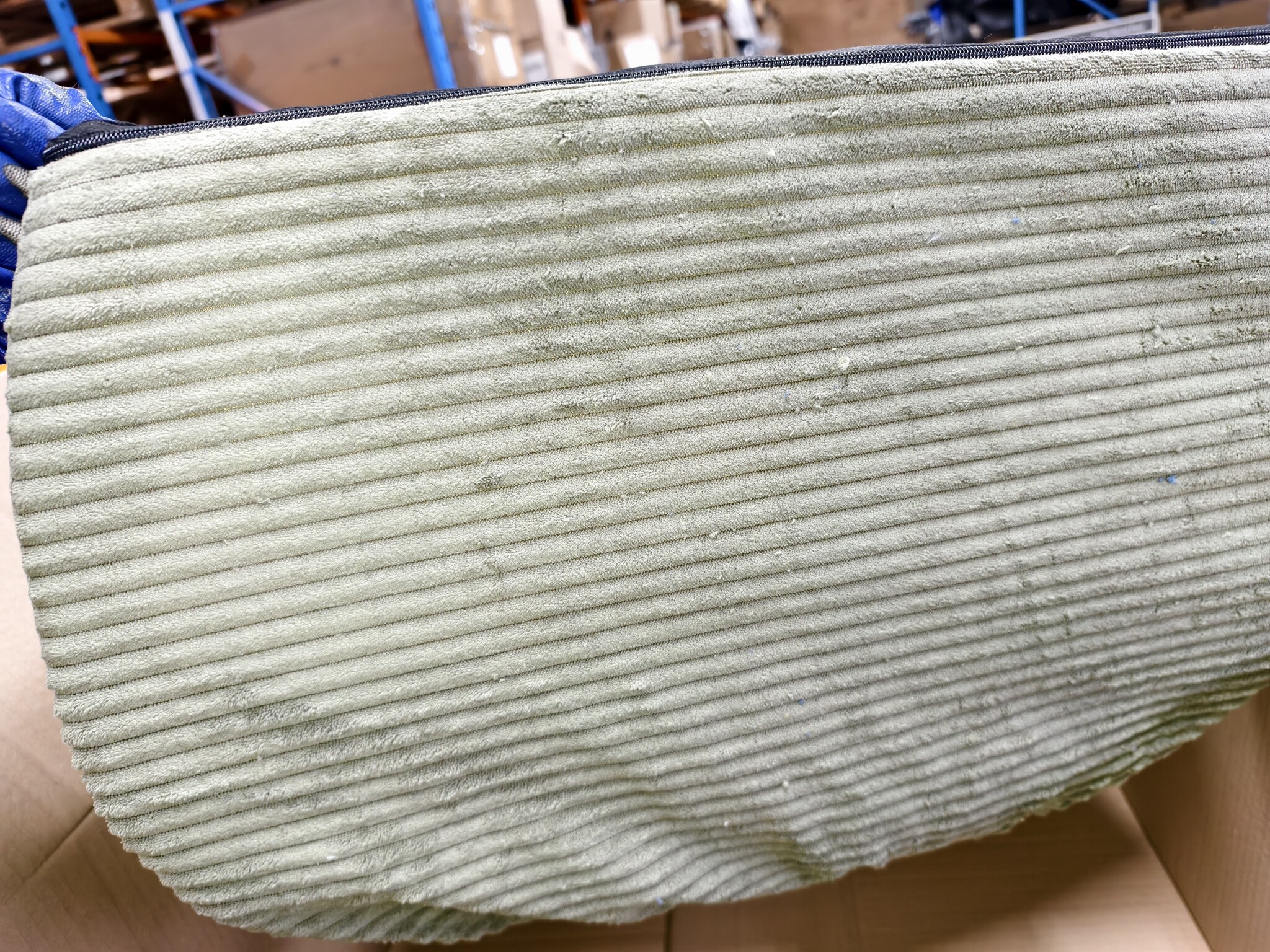 Kinderfauteuil LINCOLN - Olijfgroen Corduroy - 40% Korting