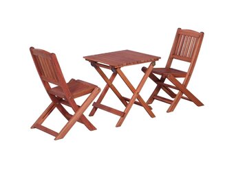 vidaXL 3-delige Kinder Bistroset Eucalyptushout | 65% Korting