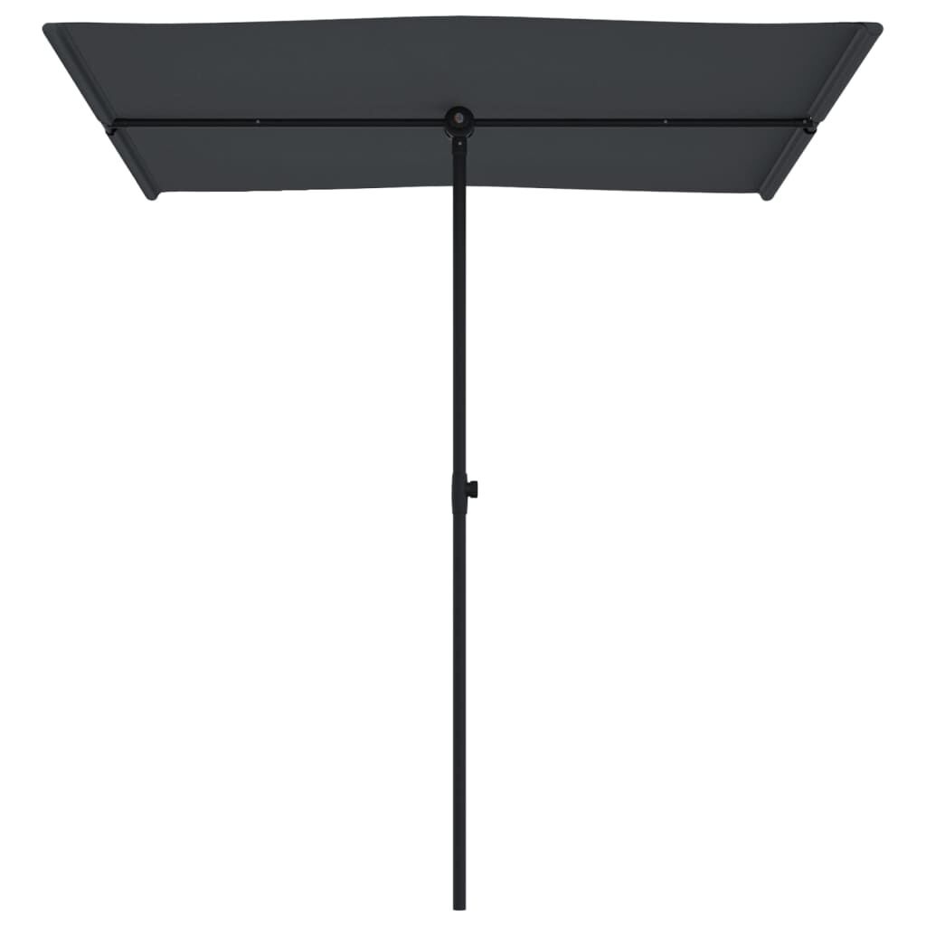 vidaXL Parasol 180x110cm Zwart - 65% Korting