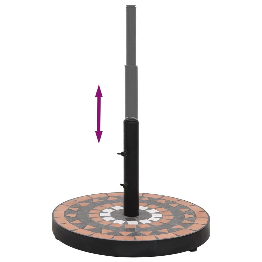 vidaXL Parasolvoet Rond 12 kg - 65% Korting!