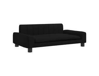 vidaXL Kinderbank Zwart (90x53x30 cm) - 41% Korting!