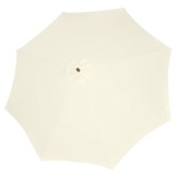 vidaXL Parasol 300x258cm zandwit - 76% Korting!