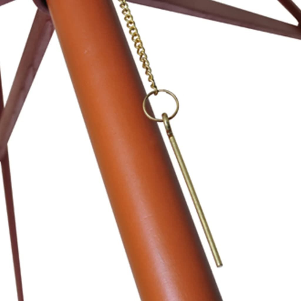 vidaXL Parasol 300x258cm zandwit - 76% Korting!