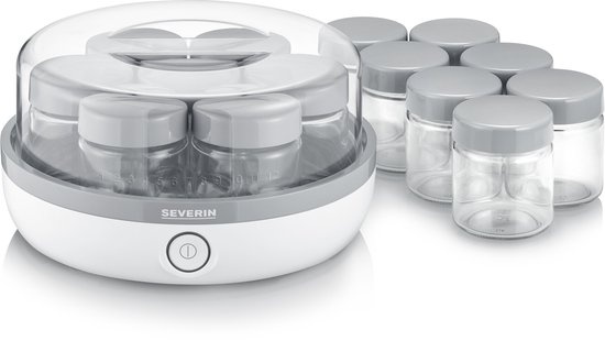 Severin JG 3518 Yogurt Maker: 40% Korting - Witte/Grijze Yoghurtervaring!
