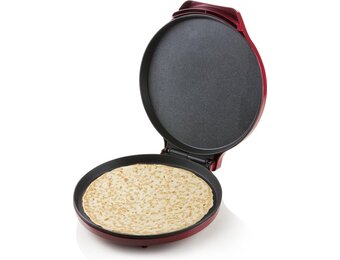 DOMO Pizza Maker 'My Express' Red - 40% Korting