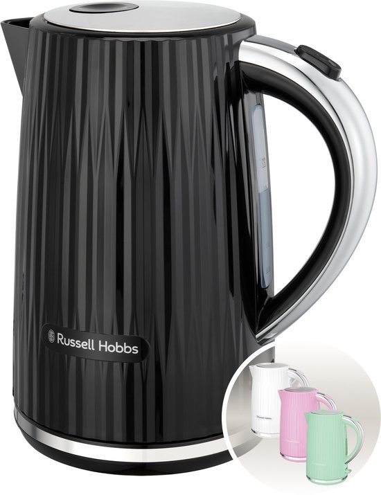 Russell Hobbs Eden Waterkoker Zwart - 40% Korting