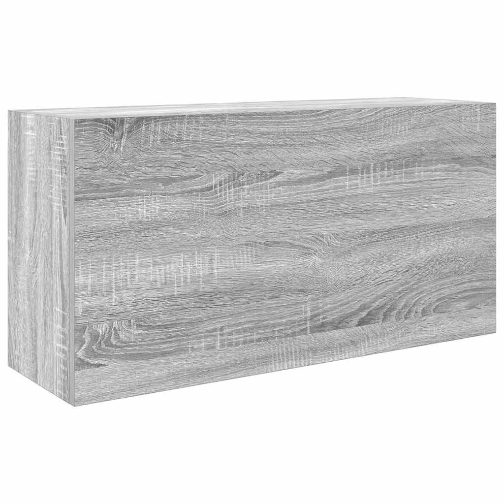 vidaXL Badkamerwandkast 80x25x40 cm - Grijze Sonoma Eiken (35% korting)