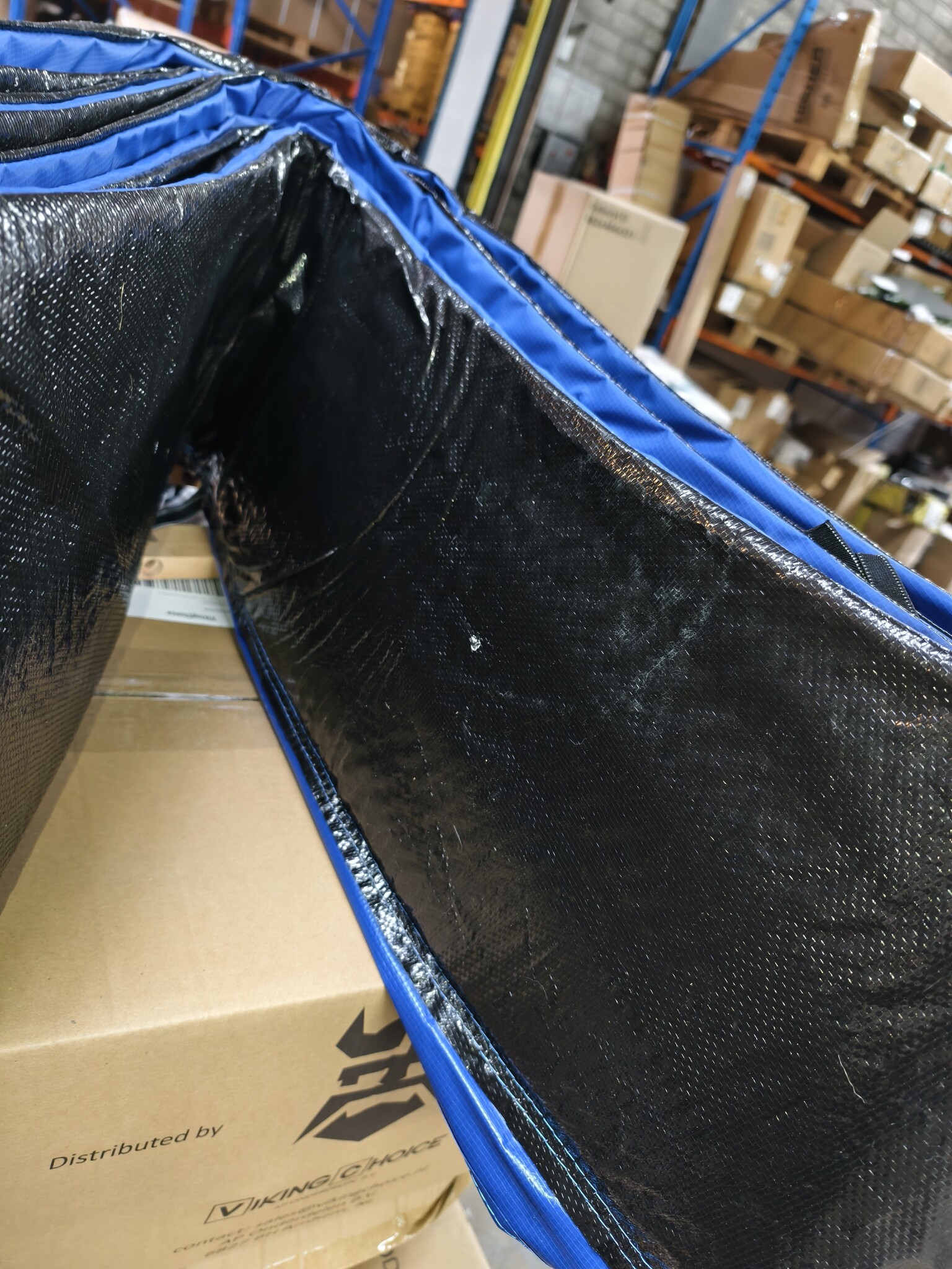 Trampoline Rand Afdekking Blauw 426 cm - Retourtje.nl