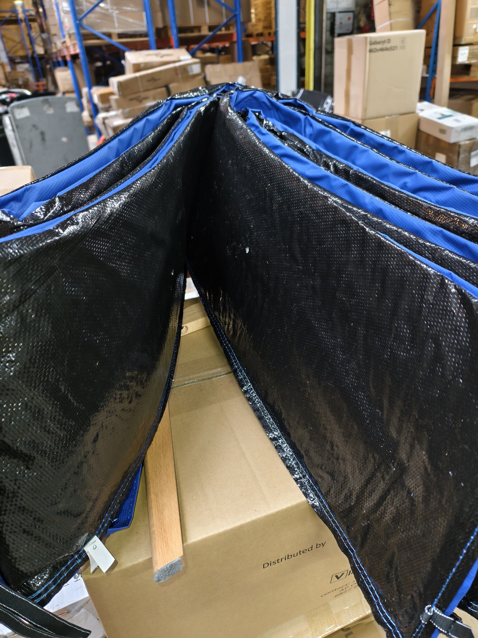 Trampoline Rand Afdekking Blauw 426 cm - Retourtje.nl