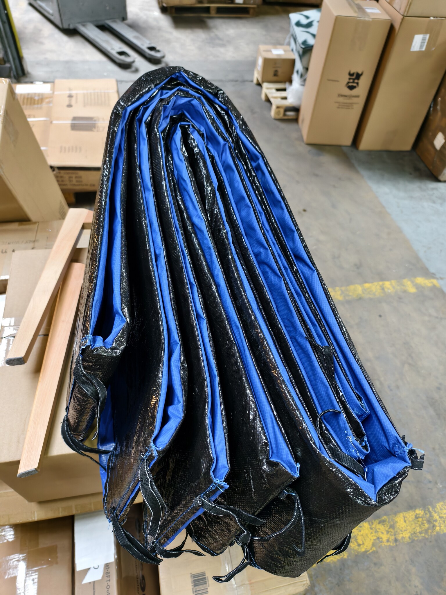 Trampoline Rand Afdekking Blauw 426 cm - Retourtje.nl