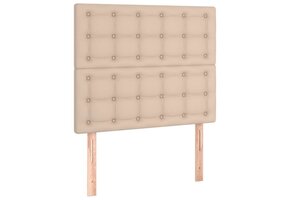 vidaXL Hoofdborden 2 st. Kunstleer Cappuccino 59% Korting