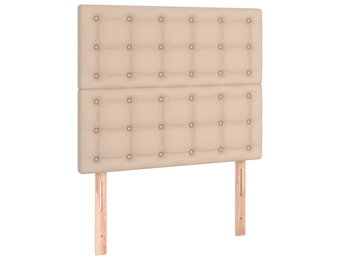 vidaXL Hoofdborden 2 st. Kunstleer Cappuccino 59% Korting