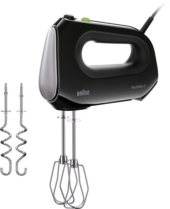 Braun HM 2110 BK Handmixer 500W Zwart | 40% Korting