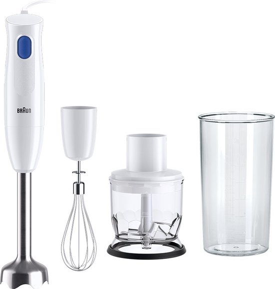 Braun MultiQuick 1 Handblender - Wit | 40% Korting