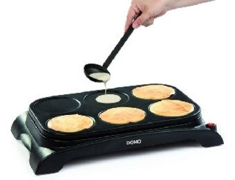 DOMO DO8709P - Pancake Maker | 40% Korting