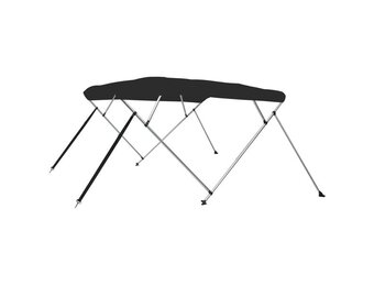vidaXL Biminitop 4 bogen 243x196x137 cm zwart | 35% Korting