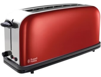 Russell Hobbs Rode Broodrooster (Lange Sleuf) - 35% Korting