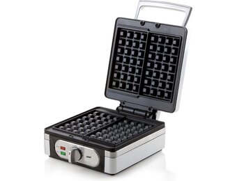 DOMO DO9047W/N Wafelijzer XXL - 1400W - 35% Korting