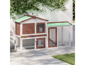 vidaXL Konijnenhok Groot 145cm - 35% Korting!