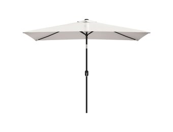 vidaXL Parasol vierhoekig zandwit 200x300 cm - 74% Korting!