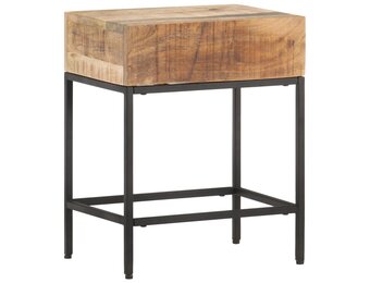 vidaXL Bijzettafel 40x30x50 cm - 35% Korting - Ruw Mangohout