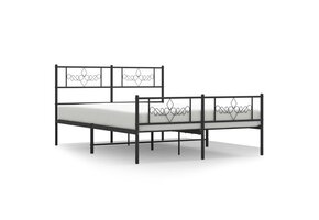 vidaXL Metalen Bedframe met Korting: Zwart 120x190 cm - 60% Korting!