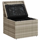 vidaXL Tuinstoel Poly Rattan Lichtgrijs (35% Korting)