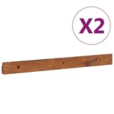vidaXL TV-meubel Wandmontage 135x30x30 cm Teakhout - 30% Korting