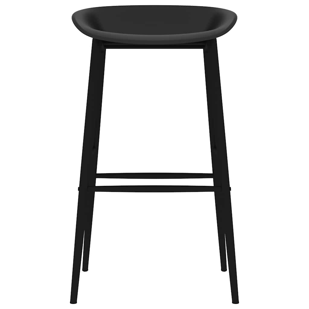 vidaXL Barstoelen 4 st zwart - 35% Korting!