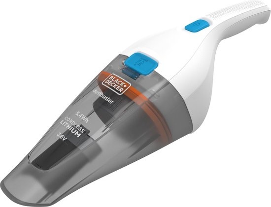 BLACK+DECKER NVC115JLEW-QW Stofzuiger - Wit | 35% Korting