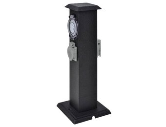 Buitenstopcontact met Tijdschakelaar - Zwart (35% Korting)