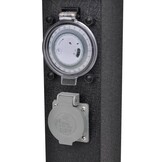 Buitenstopcontact met Tijdschakelaar - Zwart (35% Korting)