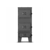 Houtkachel JANUSZ - 7kW - Zwart | Met Oven & Verwarmingsplaat