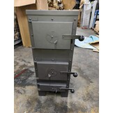 Houtkachel JANUSZ - 7kW - Zwart | Met Oven & Verwarmingsplaat