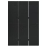 vidaXL Kamerscherm 3 panelen 120x180cm Staal Zwart - 35% Korting