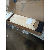 vidaXL Bedframe Zwart Massief Hout (140x190 cm) - 55% Korting!