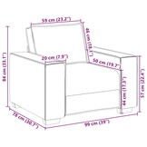 vidaXL Fauteuil Donkergrijs Fluweel | 41% Korting