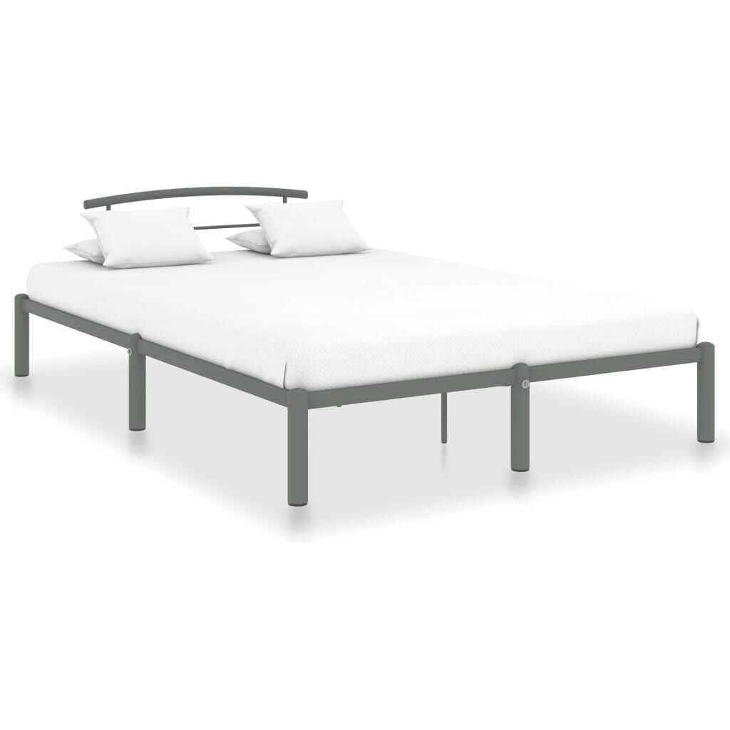 vidaXL Bedframe Metaal Grijs 120x200 cm | 41% Korting