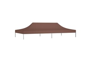 vidaXL Partytentdak 270 g/m² 6x3m Bruin - Nu 57% Korting!
