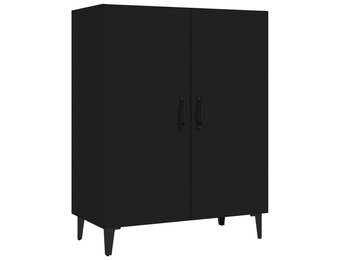 vidaXL Dressoir Zwart - 70x34x90 cm Bewerkt Hout - 55% Korting!