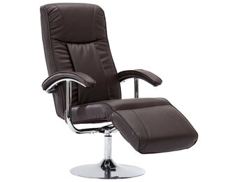 VidaXL Televisiefauteuil Kunstleer Bruin - Nu 35% Korting!