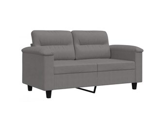 vidaXL Tweezitsbank 120cm Donkergrijs - Nu 35% Korting!