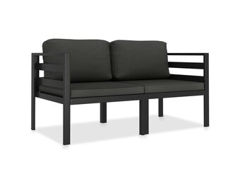 vidaXL Loungeset Aluminium Antraciet - 35% Korting!