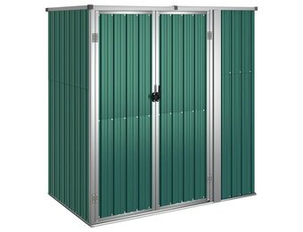 VidaXL Tuinschuur Groen - 161x89x161 cm - 55% Korting!