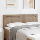 vidaXL Hoofdbord Cappuccino 160cm - PVC - Nu 35% Korting!