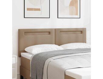 vidaXL Hoofdbord Cappuccino 160cm - PVC - Nu 35% Korting!