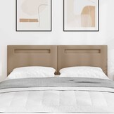 vidaXL Hoofdbord Cappuccino 160cm - PVC - Nu 35% Korting!